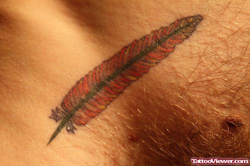 Red Feather Tattoo