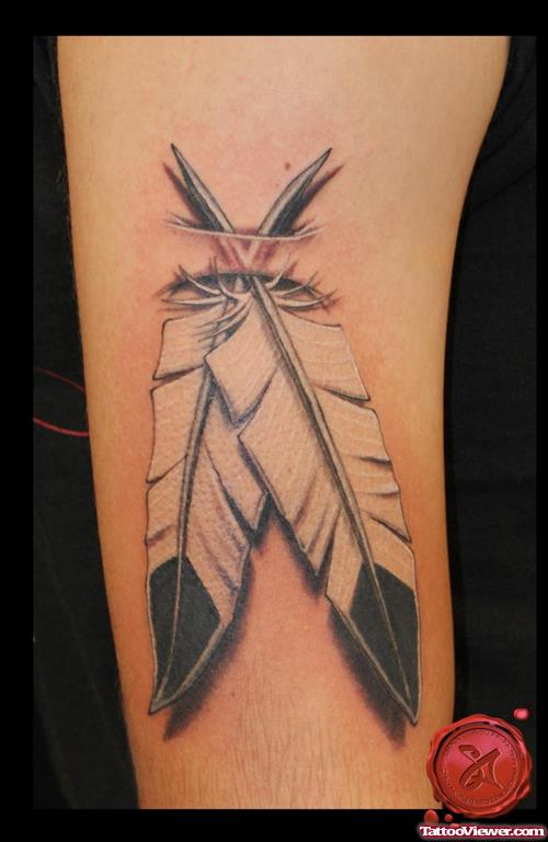 Indian Native Feathers Tattoos