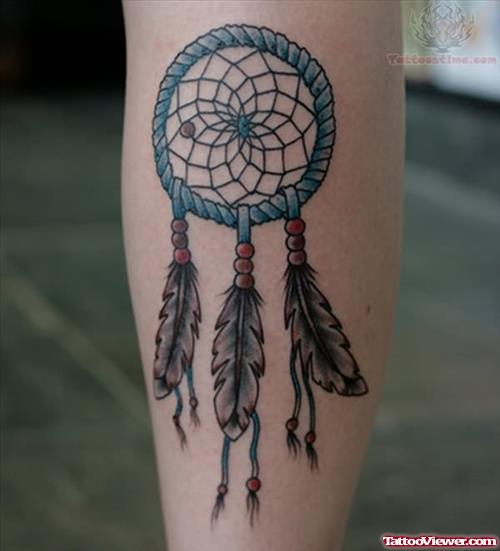 Dreamcatcher Feather Tattoo