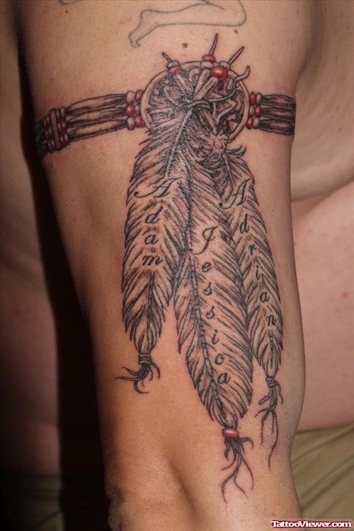 Armband Feather Tattoos