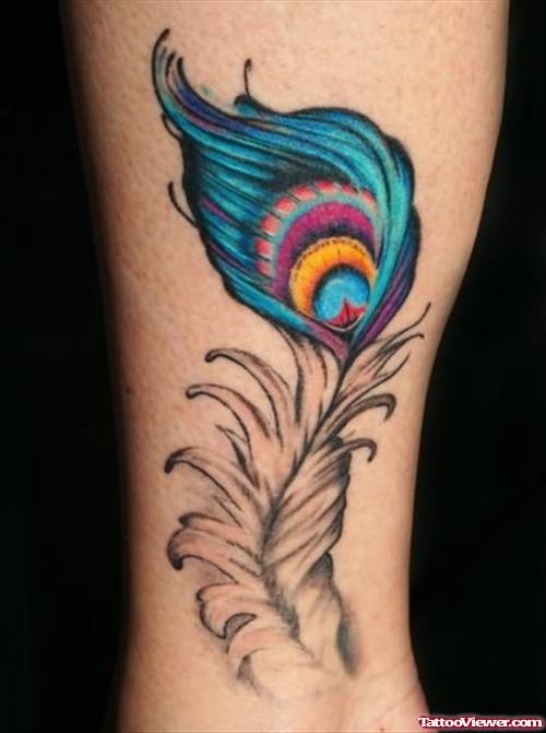 Feather Tattoo for Arm