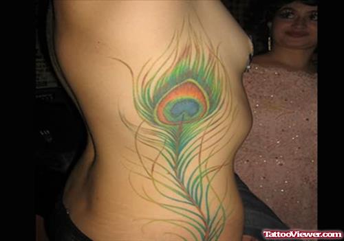 Feather Tattoo Design For Women