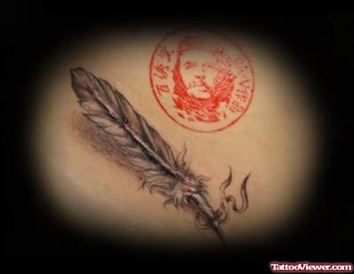 Feather Tattoo Design Art