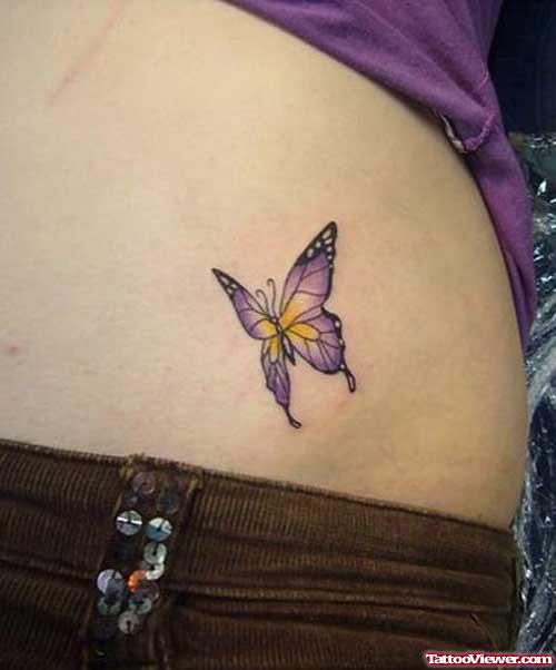 Beautiful Feminine Butterfly Tattoo