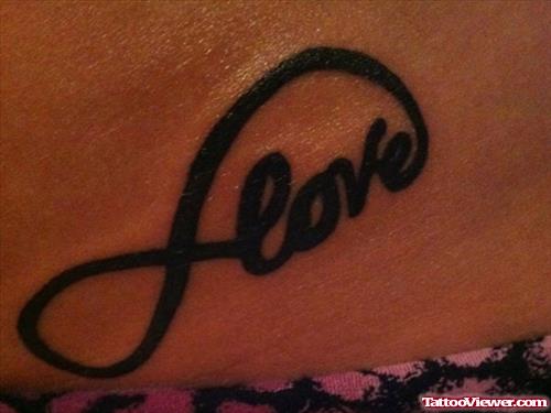 Infinity Love Feminine Tattoo
