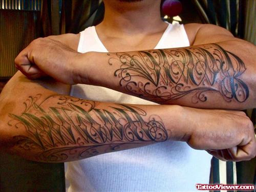 Amazing Feminine Tattoos On Forearms