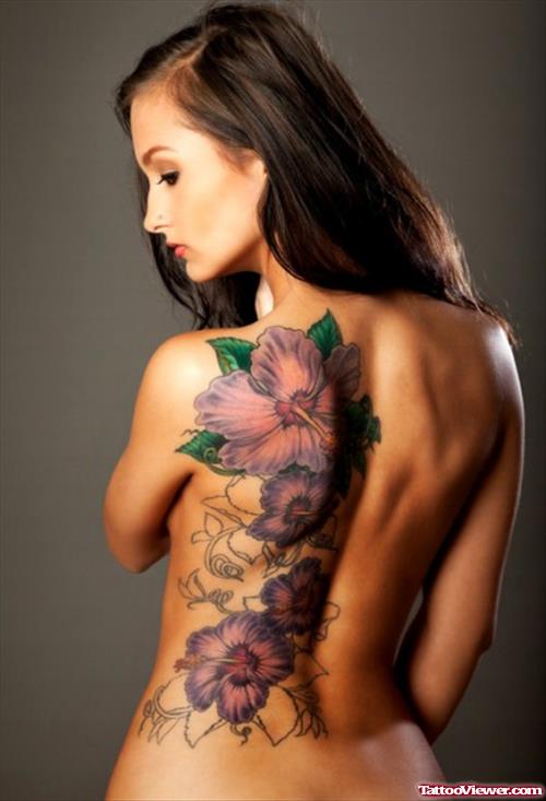 Back Body Feminine Tattoo