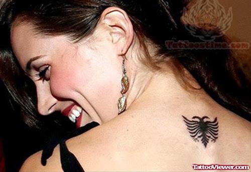 Feminine Tattoo For Upper Back