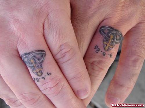 Memorial Celtic Finger Tattoos