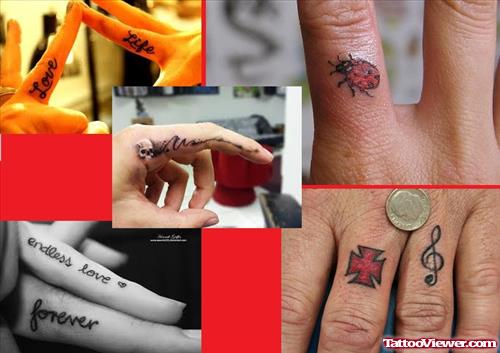 Best Colored Finger Tattoos