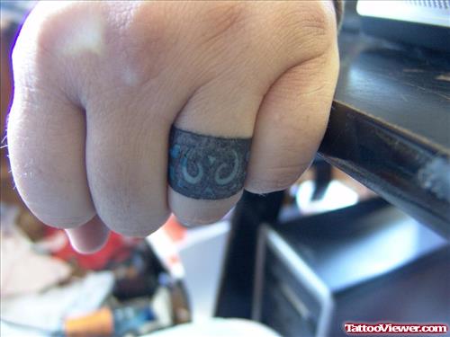 Finger Ring Tattoo