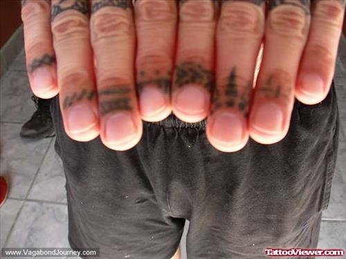 Hobo Finger Tattoos