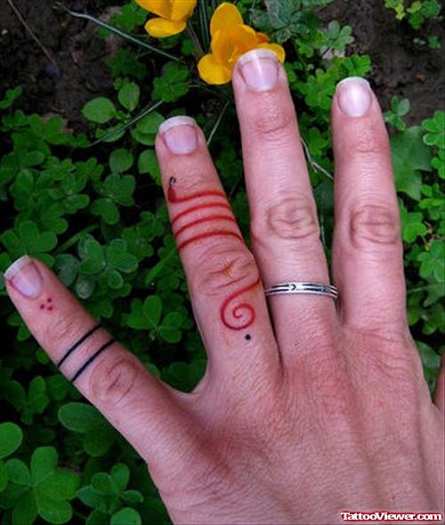 Awesome Finger Tattoos
