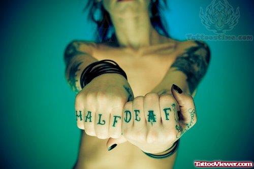Half Deaf Tattoo