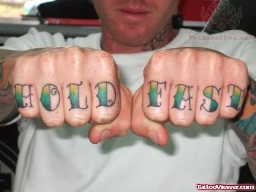 Hold Fast Color Ink Tattoo