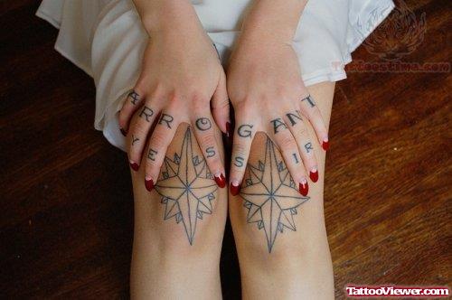 Arro Gant Tattoo On Fingers
