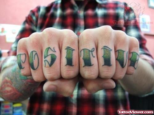 Post Time Tattoo On Fingers