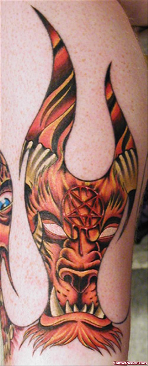 Tribal Fire n Flame Tattoo
