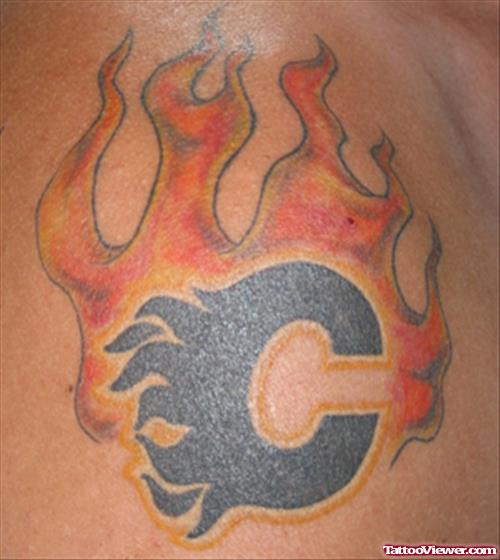 Calgary Flames Tattoo