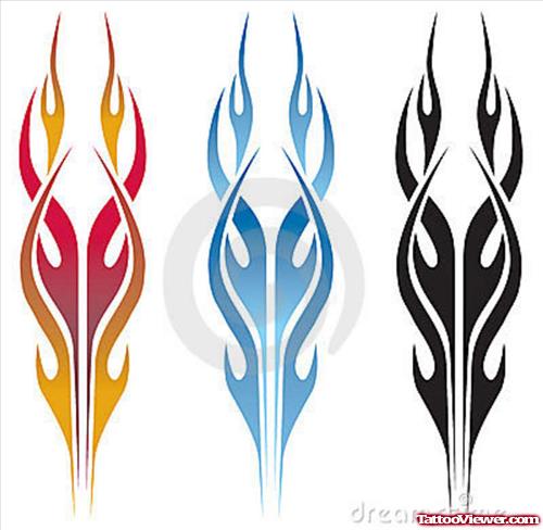 Awesome Fire and Flame Tattoos Designs