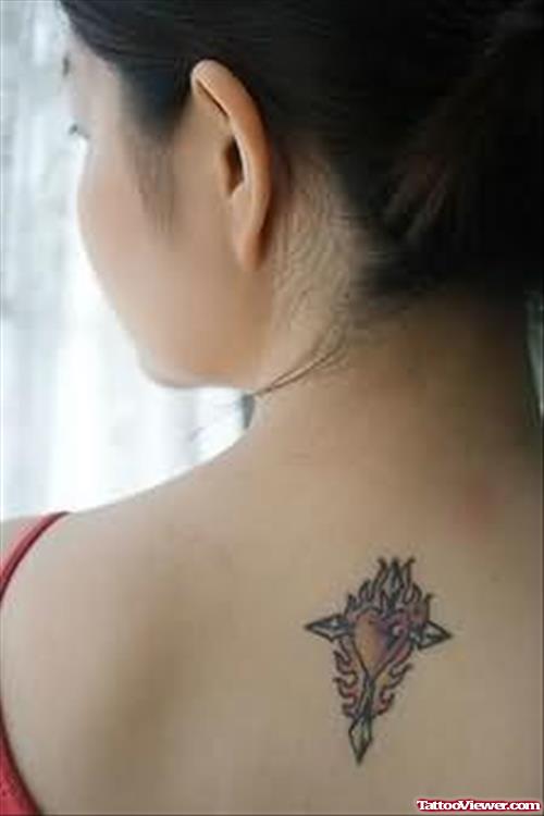 Small Size Fire and Flame Tattoo