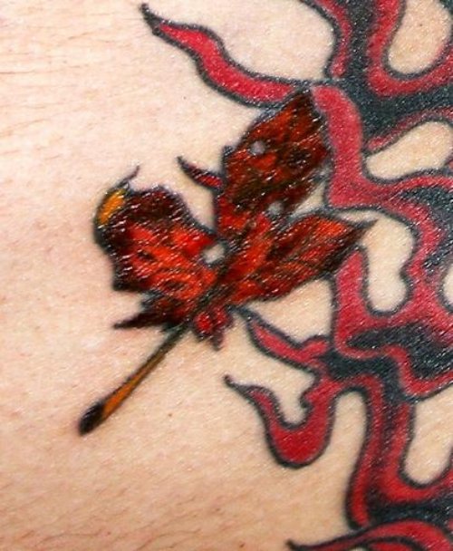 Red Fire n Flame Tattoos
