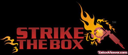 Strike The Box Firefighter Tattoo Design