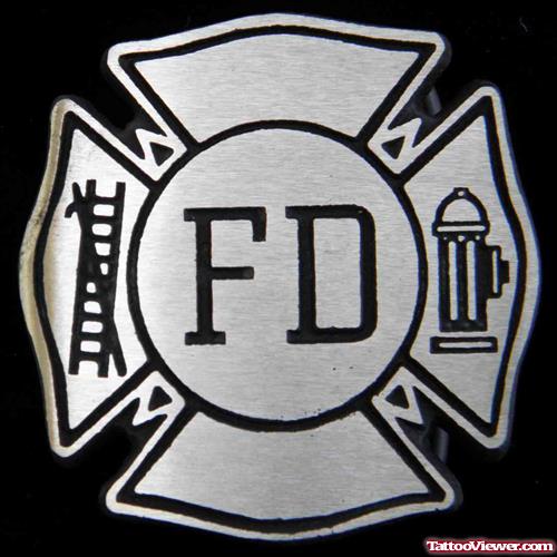 Firefighter Logo Tattoo Design