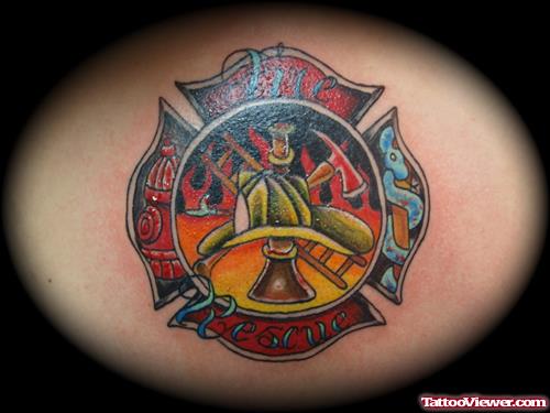 Maltese Firefighter Tattoo Design