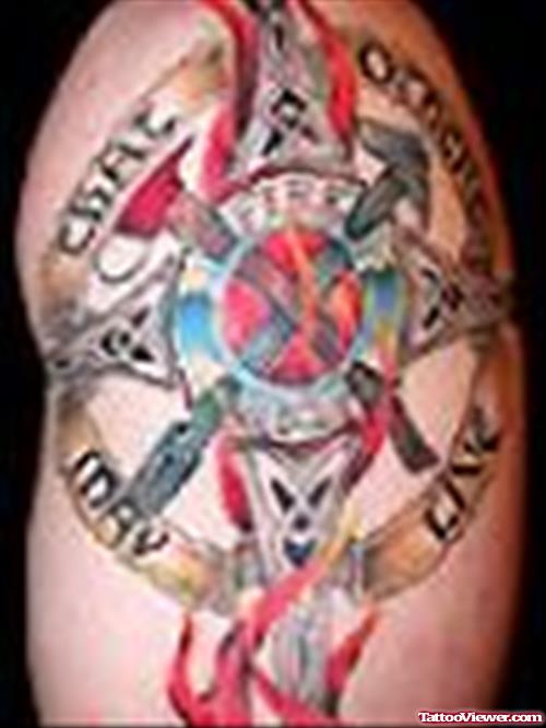 Fire Fighter Tattoo Samples