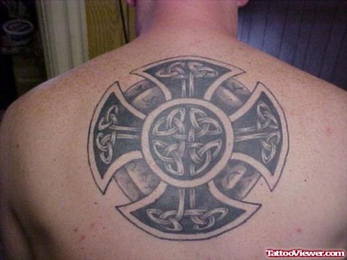 Celtic Fire Fighter tattoo On Back