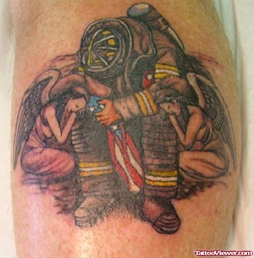 Fire Fighting Tattoo
