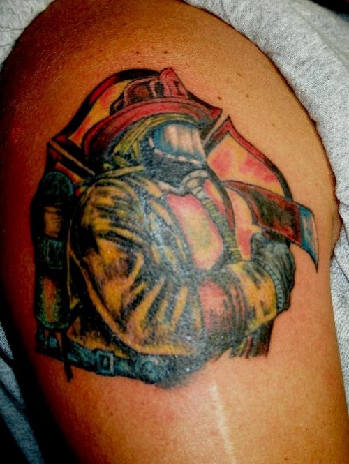 Fire Fighter Joe Tattoo