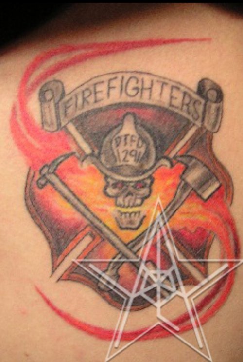 Firefighter Tattoo For Men