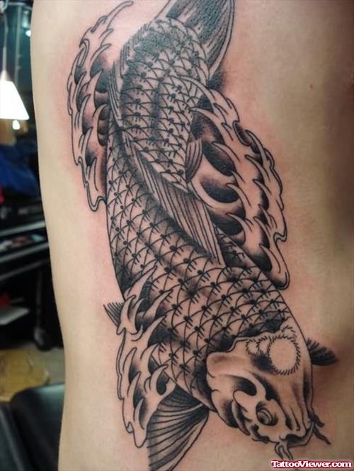 Rib Side Fish Tattoo