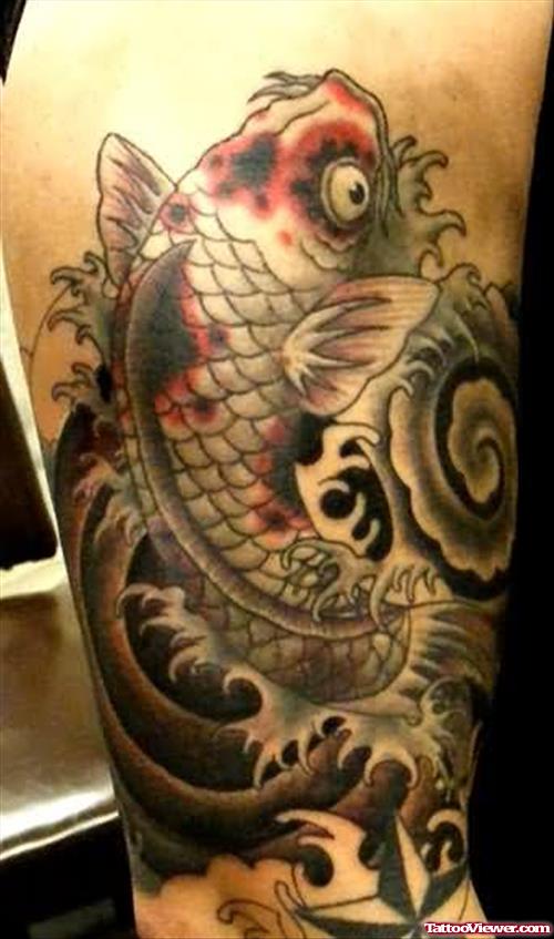 Koi Fish Tattoo Body Art