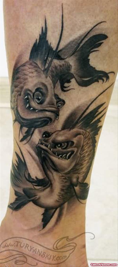 Custom Fish Tattoo