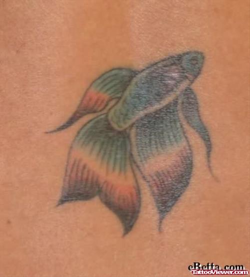 Awesome Small Fish Tattoo