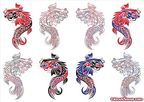 Some Koi Fish Tattoo Designs Tattoos