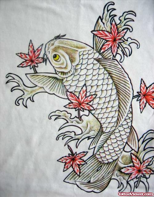Koi Fish Feature Tattoos