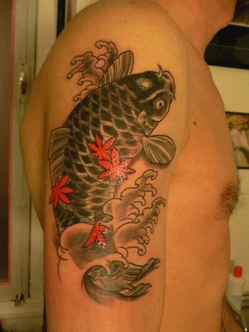 Nice Fish Tattoo On Arm