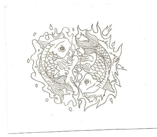 Coy Fish Tattoos Design