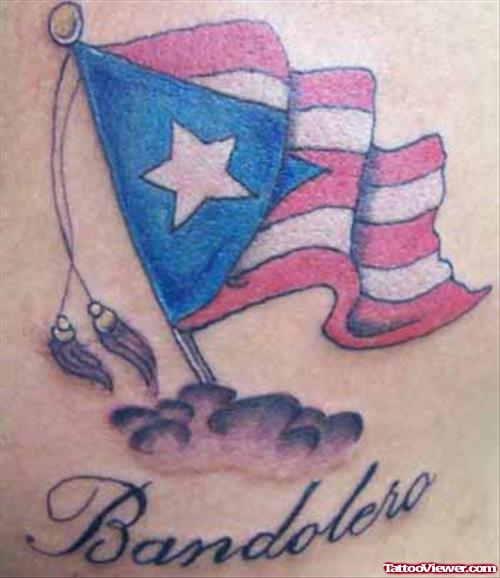 Puerto Rico Flag Tattoo