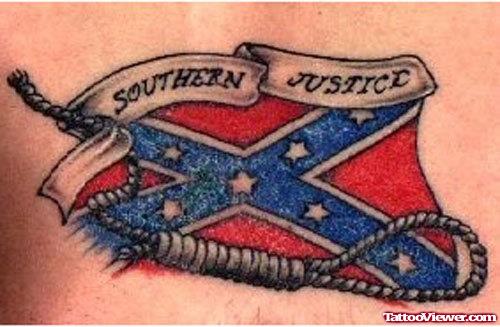 Confederate Flag Tattoos Designs