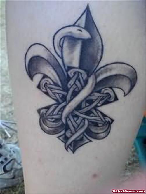 Terrific Fleur De Lis Tattoo