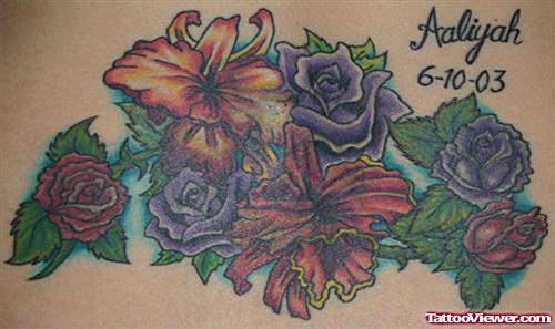 Designs Flower Cover Up Tattoo