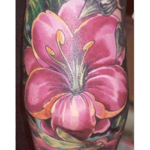 Modern Flower Tattoo
