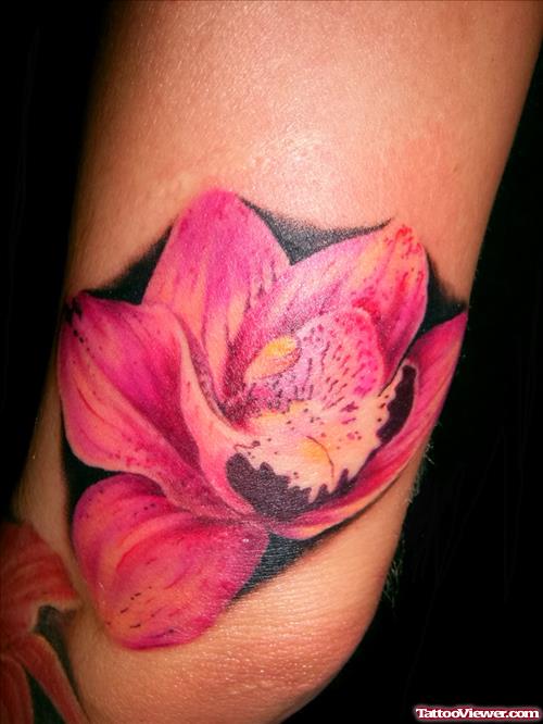 Wild Flower Tattoo On Arm