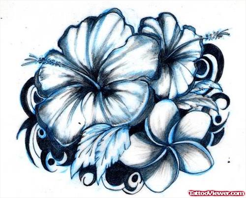 Lily Flower Tattoos Design