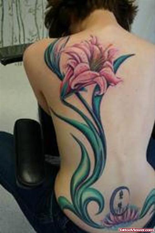 Big Flower Tattoo Picture